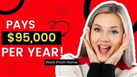 Get Paid 95000 Yearly Social Media Non Phone Working From Home Job Hiring Right Now Youtube