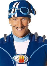 In some episodes he can't move and the other. sportacus hat Gallery