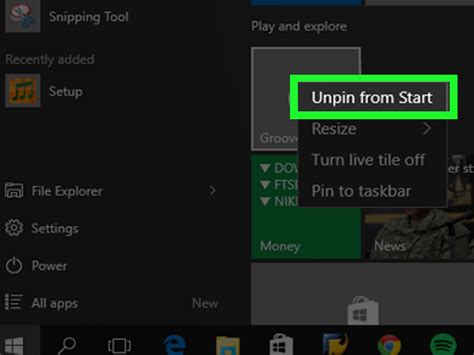 How To Unpin An App From Start In Windows 10 4 Steps