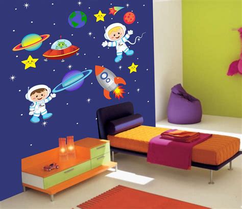 Outer space illustration, nebula, stars, green, galaxy, tylercreatesworlds. Outer Space Children Wall Decal - 605 - Astronaut Wall ...