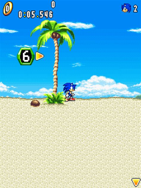 Screenshot Of Sonic Advance J2me 2001 Mobygames