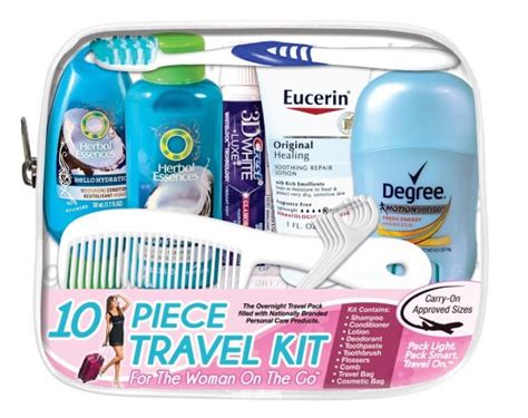 Convenience Kits International Womens Deluxe 10 Pc Travel Kit