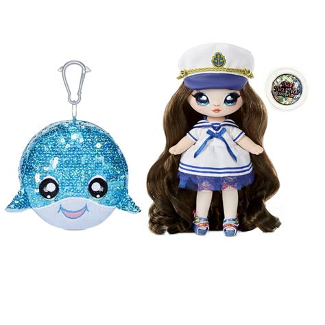 Na Na Na Surprise 2 In 1 Fashion Doll And Sparkly Sequined Purse