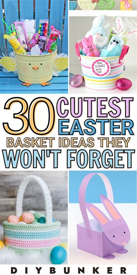 30 Best Diy Easter Baskets For Adults And Children Easter Basket Diy