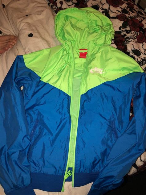 Women, men, children, jewelry & watches, art & homesale, sale Women's bright green and bright blue windbreaker like ...
