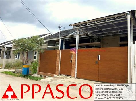 Arsip pagar minimalis grc bandung kota rumah tangga di. Pagar Minimalis Motif Kayu GRC di Cilebut Residence | Flickr
