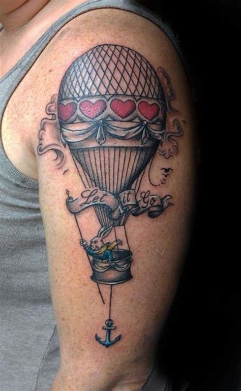Vintage Hot Air Balloon Tattoo Design Of Tattoosdesign Of Tattoos