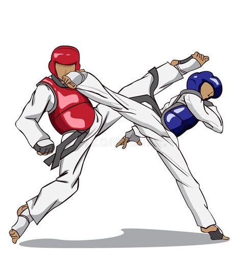 taekwondo martial art stock vector illustration of korean 61570825