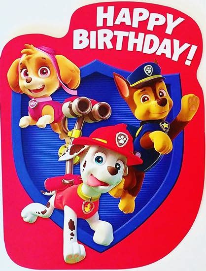 Paw Patrol Happy Birthday Birthday Cards