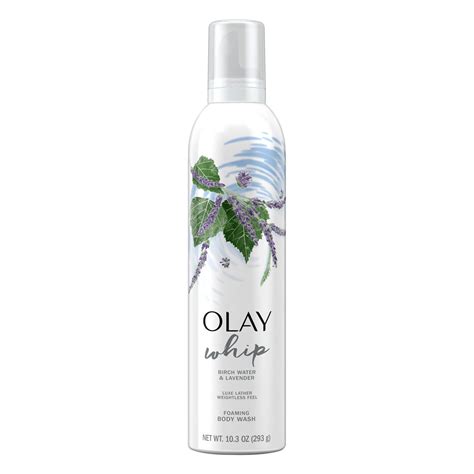 Olay Purifying Birch Water And Lavendar Foaming Whip Body Wash Shop