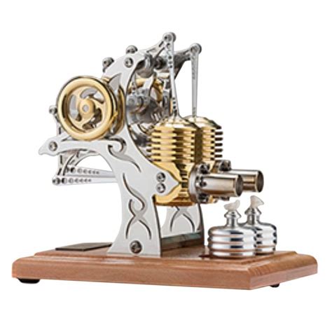 Stirling Engine Kit High End Precision All Metal Double Cylinder Engine