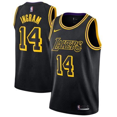 Nike Nba Los Angeles Lakers Brandon Ingram 14 Swingman City Edition