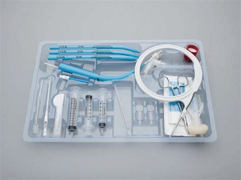 Percutaneous Tracheostomy Kit Ciaglia Single Dilator Method Using