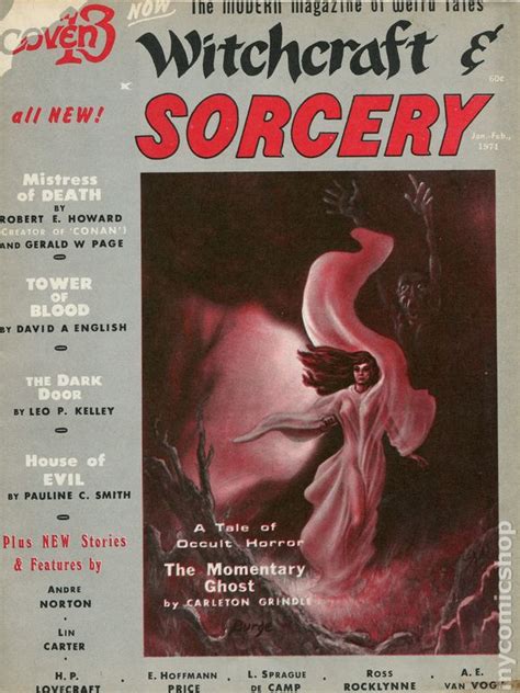 Witchcraft And Sorcery 1970 1974 Fantasy Publishing Magazine Comic Books