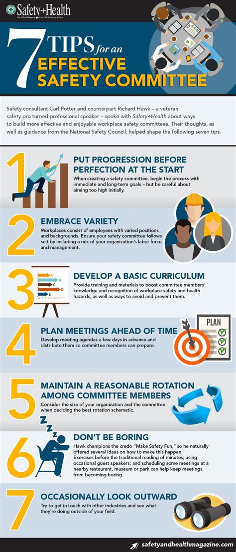 The rapid development of technology and industrialization have made occupational health and safety studies important in turkey as in the whole world. "7 Tips For An Effective Workplace Safety Committee ...