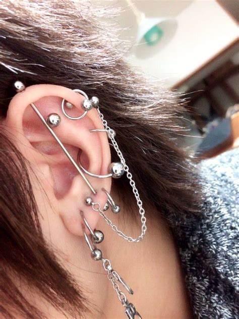 Visual Kei Piercings Grunge Jewelry Dope Jewelry Ear Jewelry Pretty