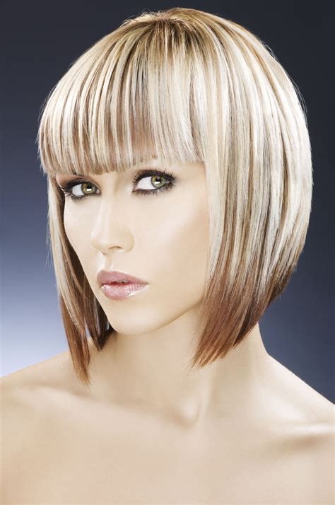 Short Inverted Bob With Bangs Fashion Style