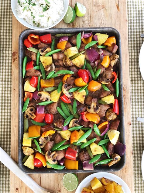 We did not find results for: This Hawaiian Chicken Sheet Pan Supper is made with chunks ...