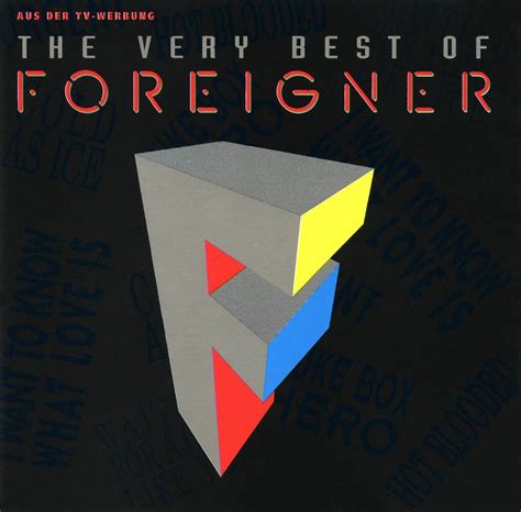 The Very Best Of Foreigner Cd 1992 Best Of Von Foreigner