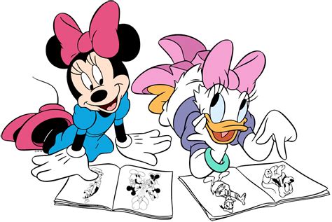 Minnie Mouse And Daisy Duck