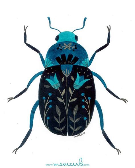 Movezerb On Instagram A Folksy Beetle 🐞 Illustration Movezerb
