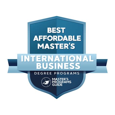 10 Best Affordable Masters In International Business Masters