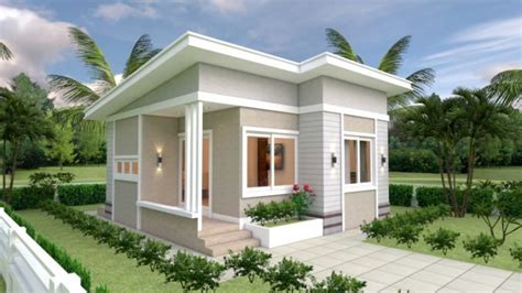 Cottage-inspired two-bedroom house design - House And Decors
