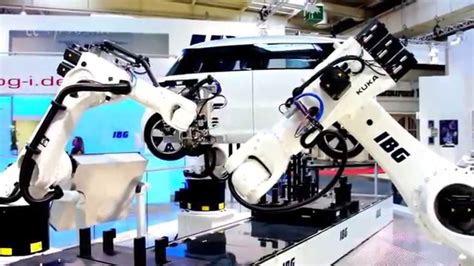 Automated Robots For Car Factory In Europe Youtube