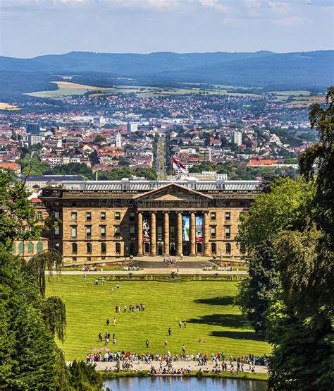 Panoramic View Of Kassel With Castle Hesse Germany Stock Photo