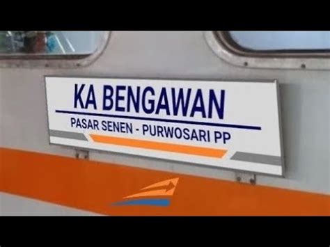 Announcer Voice - Kereta Api Bengawan - YouTube