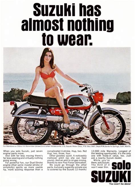 groovy chicks selling motorbikes 1960s sexy swingin scooter and motorcycle adverts flashbak