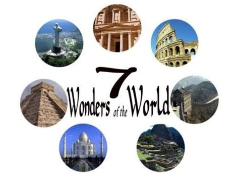 7 Wonders Of The World