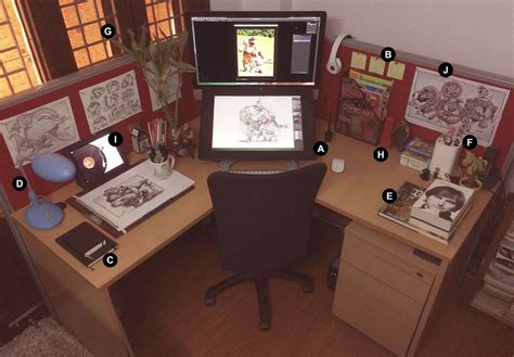 Gorgeous Amazing Art Studio Organization Ideas For Workspace Desks