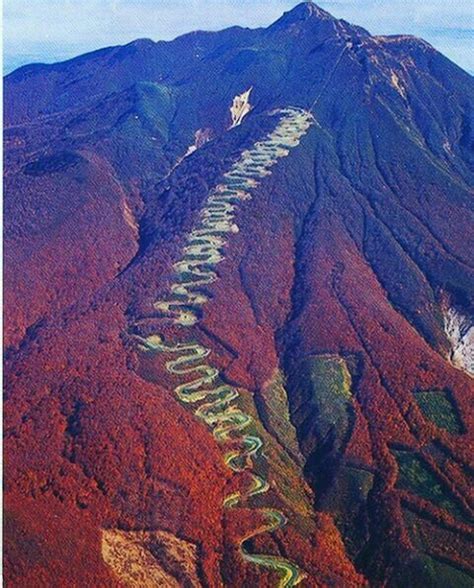 Mt Iwaki Japan 66 Mile Climb Beautiful Roads Beautiful Places