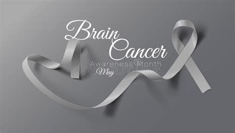 You can shop for brain cancer ribbon products in may for brain cancer awareness month, the ribbon color is gray. Brain Cancer Awareness Calligraphy Poster Design ...