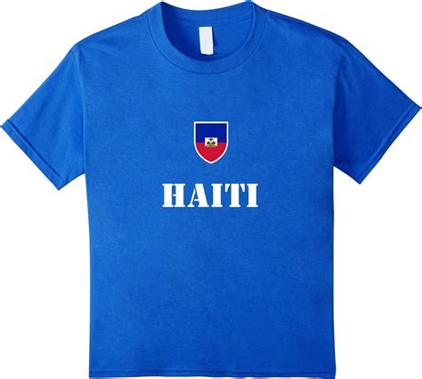 Haiti Soccer T Shirt Haitian Football Tee Shirt Clothing