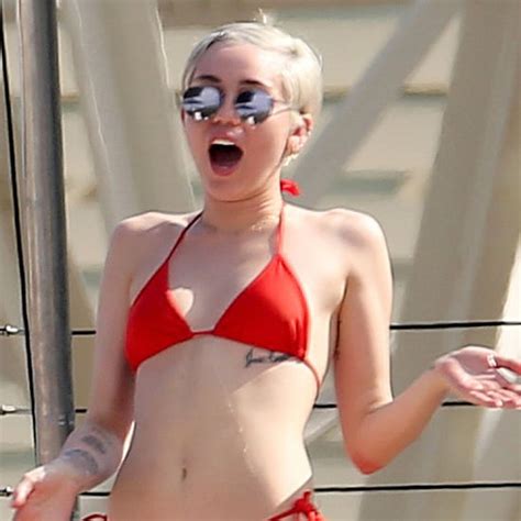 Miley Cyrus Bikini Pictures Popsugar Celebrity