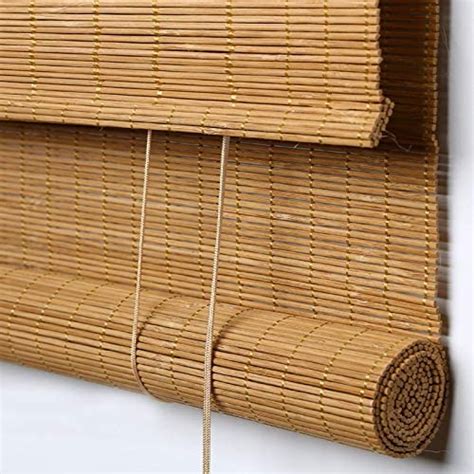 Bamboo Outdoor Roller Blinds 72 W X 72 H Inches Water