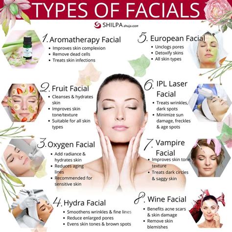 Types Of Facials A Detailed Guide To Double Your Glow Types Of Facials Improve Skin