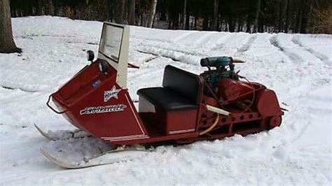 Voyager Vintage Sled Snowmobile Snow Vehicles