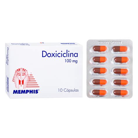 Doxiciclina 100 Mg 10 Tabletas Mp Farmaprime
