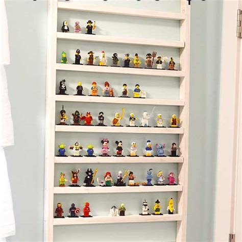 How To Make This 5 Shelf To Display Over 150 Lego Minifigures Lego