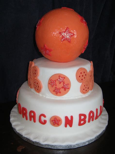 The cake is a spiced apple cake with a cinnamon buttercream. Dragon Ball Z Tiered Birthday Cake · A Cartoon Cake ...