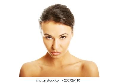 Portrait Serious Nude Woman Looking Camera Stock Photo Shutterstock