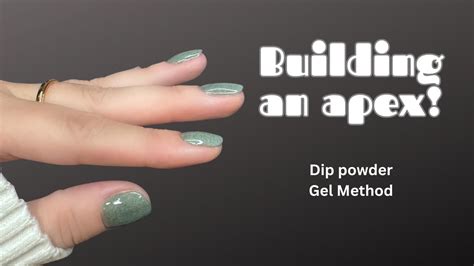 How To Build An Apex With Dip Powder Who Needs An Apex Gel Method