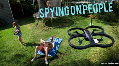 Spying On People With My Drone Youtube