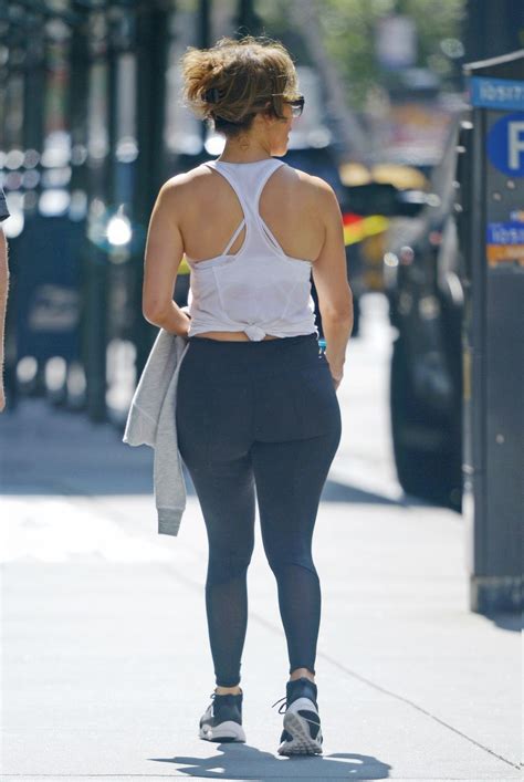 Jennifer Lopez Booty In Tights New York City