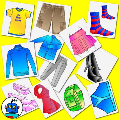 Clothing And Accessories Clip Art
