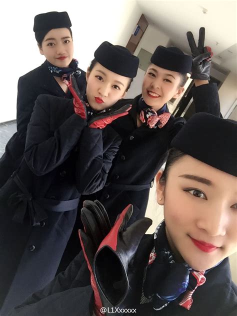 China Eastern Airlines Cabin Crew Sexy Flight Attendant Flight