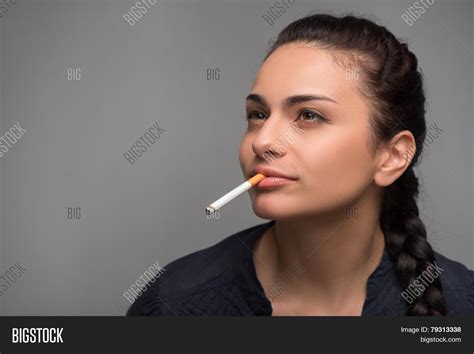 Woman Smoking Image And Photo Free Trial Bigstock